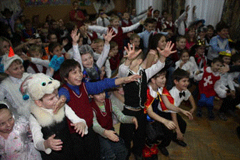 Moscow Cable Grids “light” the “Brightest Fur-tree” for the pupils of the boarding school