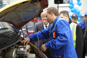 Первые соревнования профессионального мастерства водителей ОАО «МОЭСК»