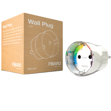 Модуль-выключатель в розетку FIBARO Wall Plug с измерением энергопотребления
